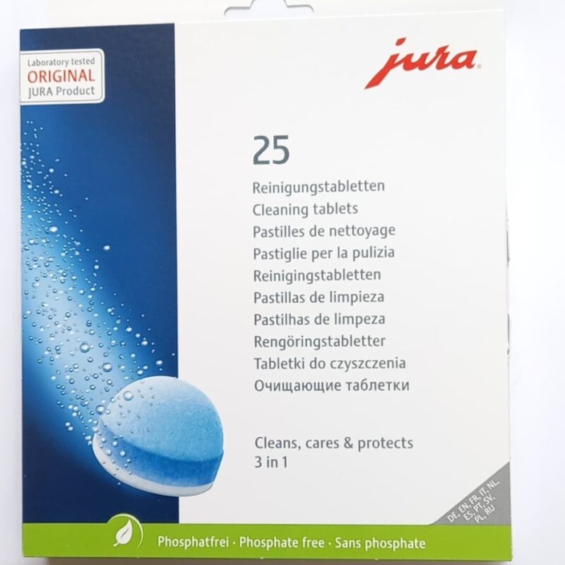 Jura 3-Phasen-Reinigungstabletten 25 Stück