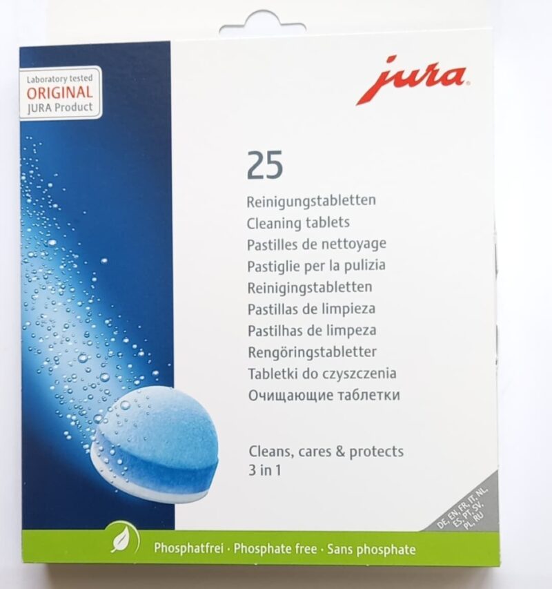 Jura 3-Phasen-Reinigungstabletten 25 Stück